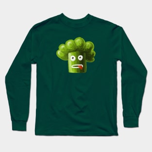 Stressed Out Broccoli Long Sleeve T-Shirt